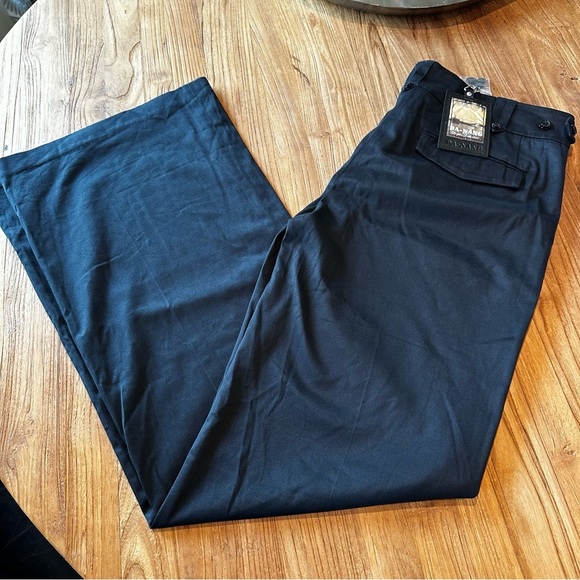 Da-Nang Surplus Indochine Womens Black Baggy Y2K 90’s Style Wide Leg Trousers 10 - Picture 3 of 12